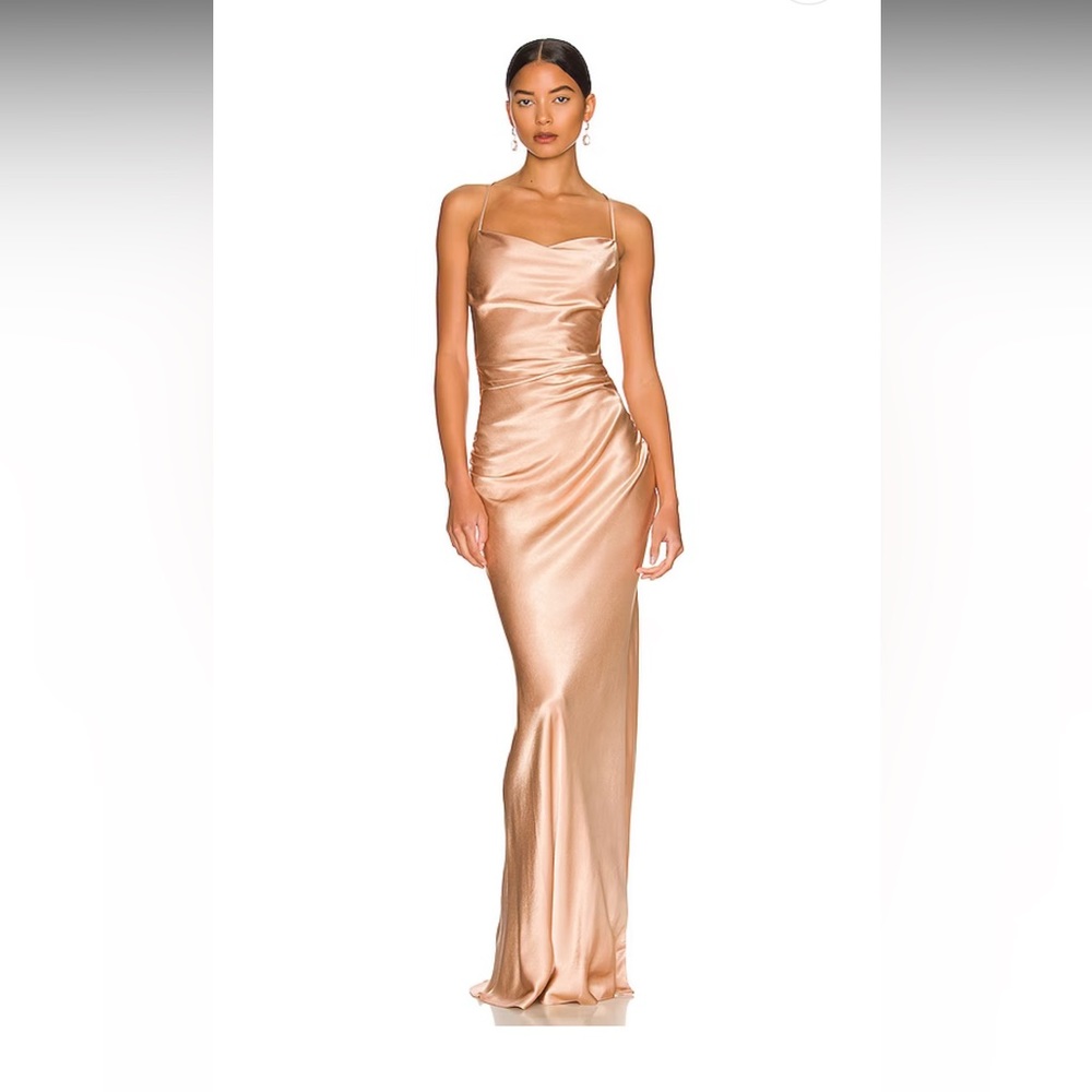 La Lune Lace Back Maxi Dress in Desert Rose
Shona Joy size 2 US size 6 AU